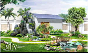 mẫu thiết kế sân vườn